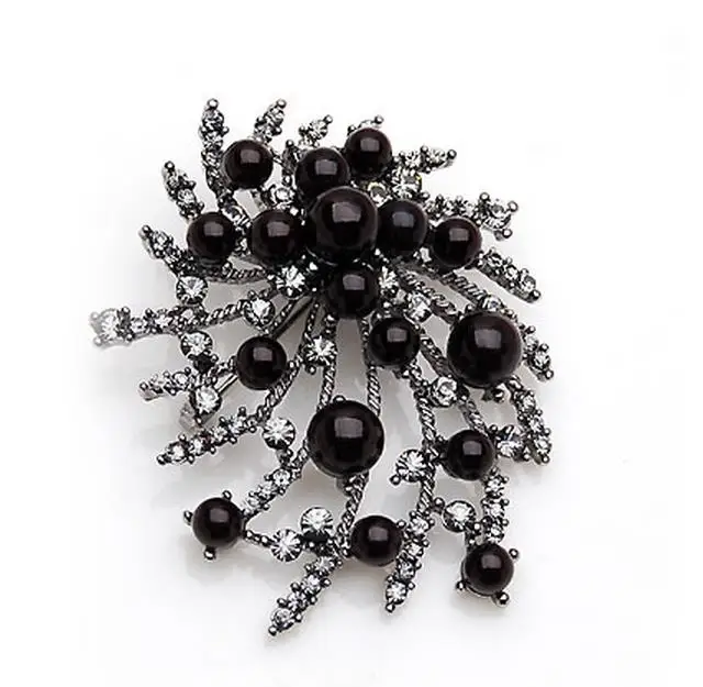 Жемчужная Цветочная Брошь Новая булавка цепь. Пряжка для шарфа кольцо корсаж|chain