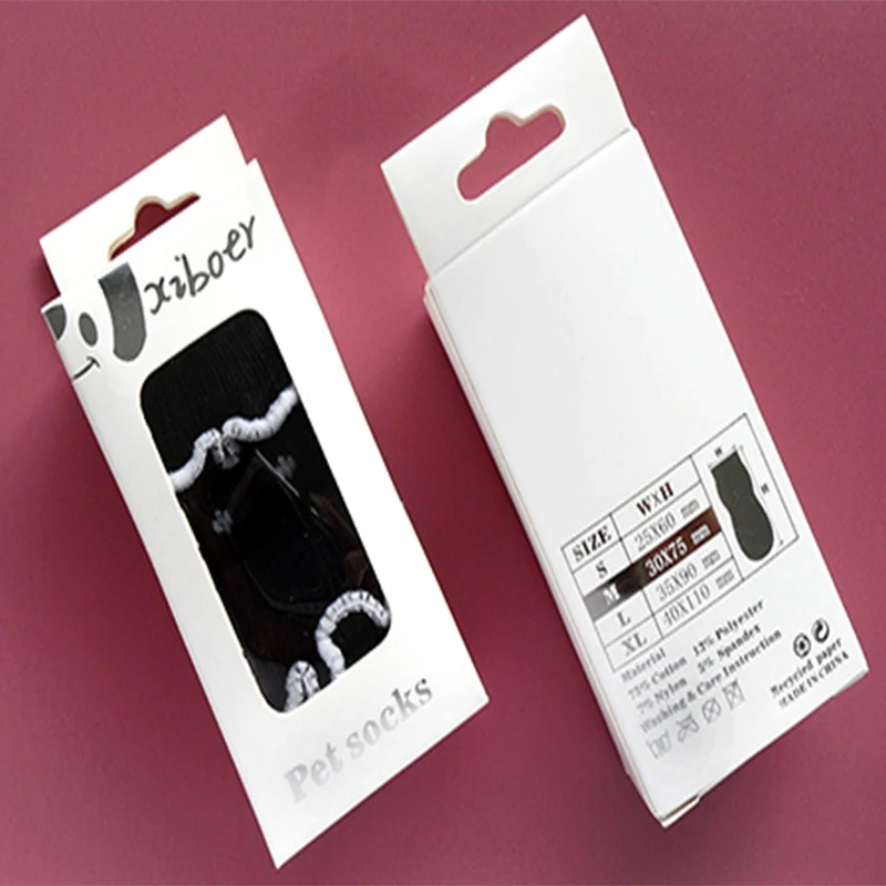 Зимние теплые носки для домашних животных щенков пудель Йорк вязаные 100%