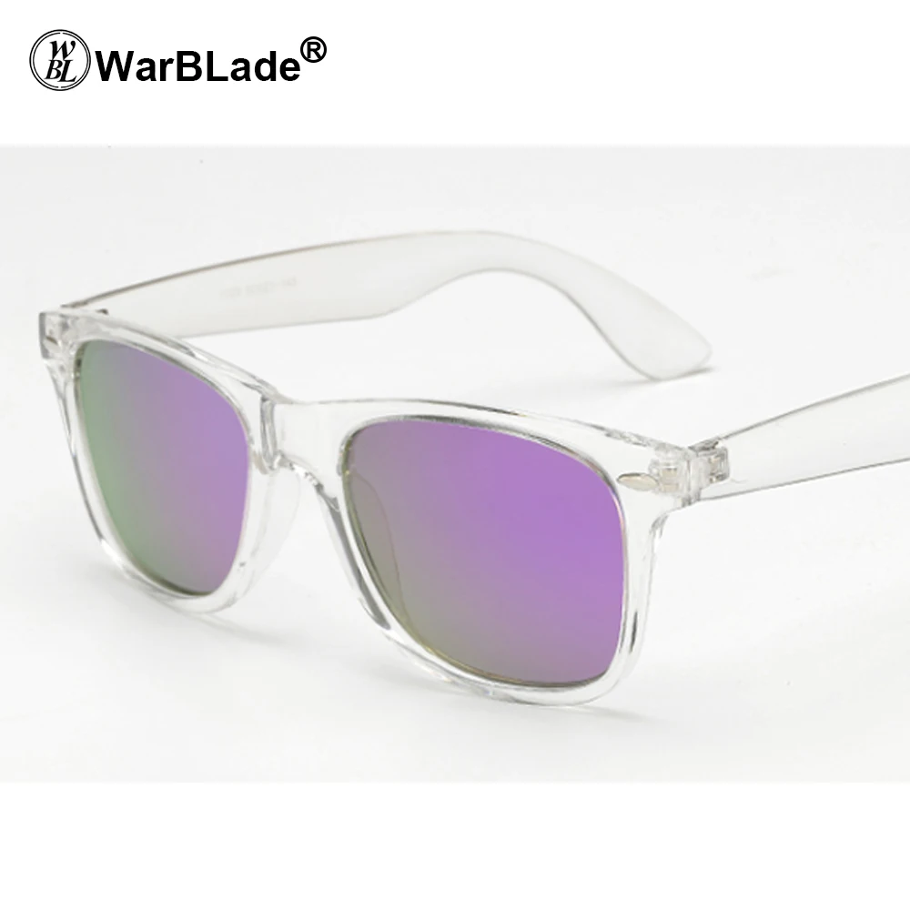 clear purple WarBLade винтажные мужские Поляризованные Солнцезащитные очки женские желтые линзы для ночного вождения солнцезащитные очки ретро мужские солнцезащитные очки oculos - Цвет линз: clear purple