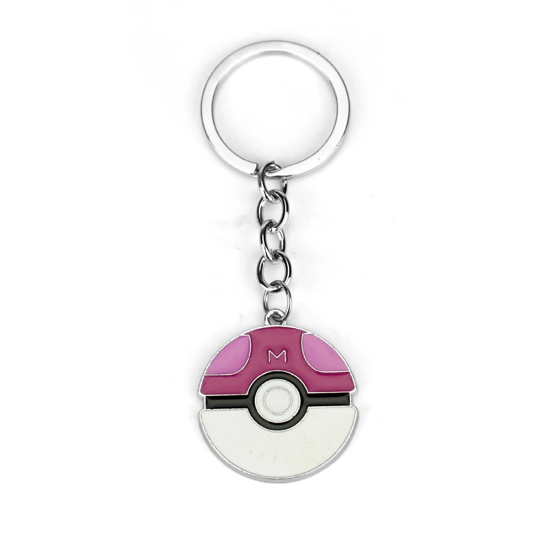 11 стилей, Новые брелки Pokemon Go, металлический кулон Pokeball, игровой брелок для ключей, мультяшная Автомобильная бижутерия, отличный подарок для женщин, мужчин, фанатов - Цвет: Buckle Accessories