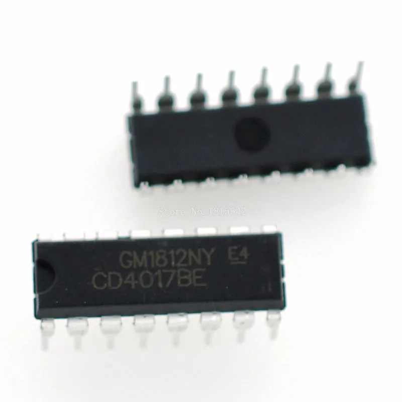 10 шт. CD4017 CD4017BE DIP16 DIP CD4017B новый IC dip-16 | Электронные компоненты и принадлежности