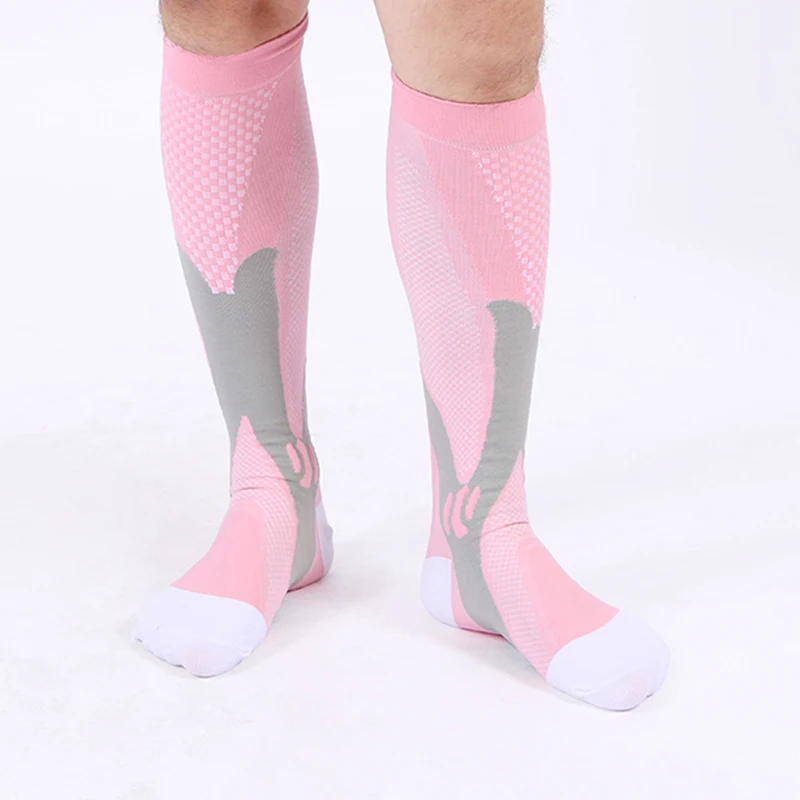 2 пары мужские уличные спортивные носки поддержка ног растягивающиеся гольфы
