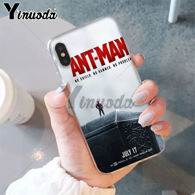 11pro MAX Marvel Ant man DIY Окрашенные красивые аксессуары для телефонов Чехол Apple iPhone 8 7 6 6S