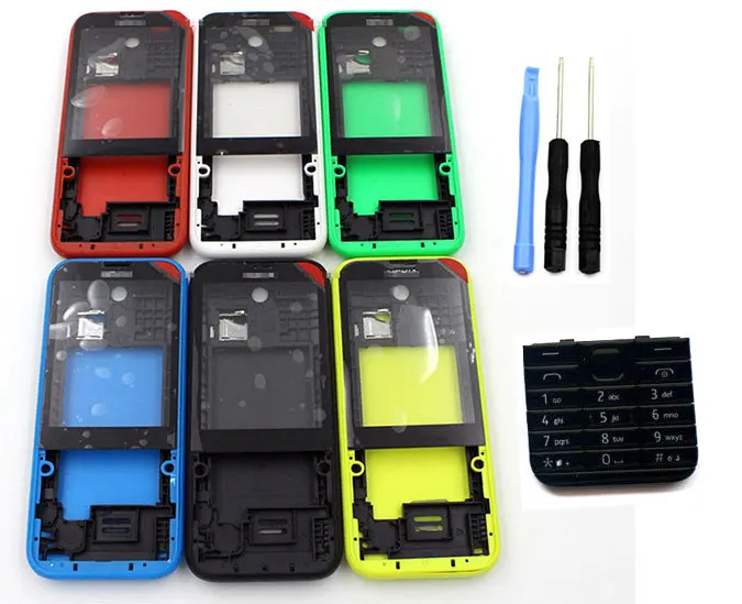 

5colors Classia Housing Cover Bezel Case Keypad Keyboard for Nokia Asha 225 N225 & Screwdriver Open Tool Kit