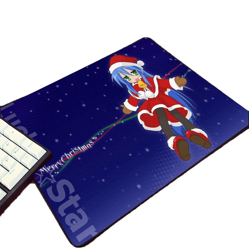 Mairuige Cute Lovely Anime Lucky Star Izumi Konata Animation Pattern Rubber Mouse Pad Small Size Anti-skid Pc Gamer Gaming Mats