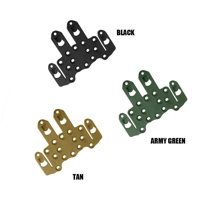 Airsoft Molle адаптер для CQC платформа адаптер кобуры подходит SIG HK USP компактный Beretta GLOCK кронштейн рельсовый чехол крепление 31-0007