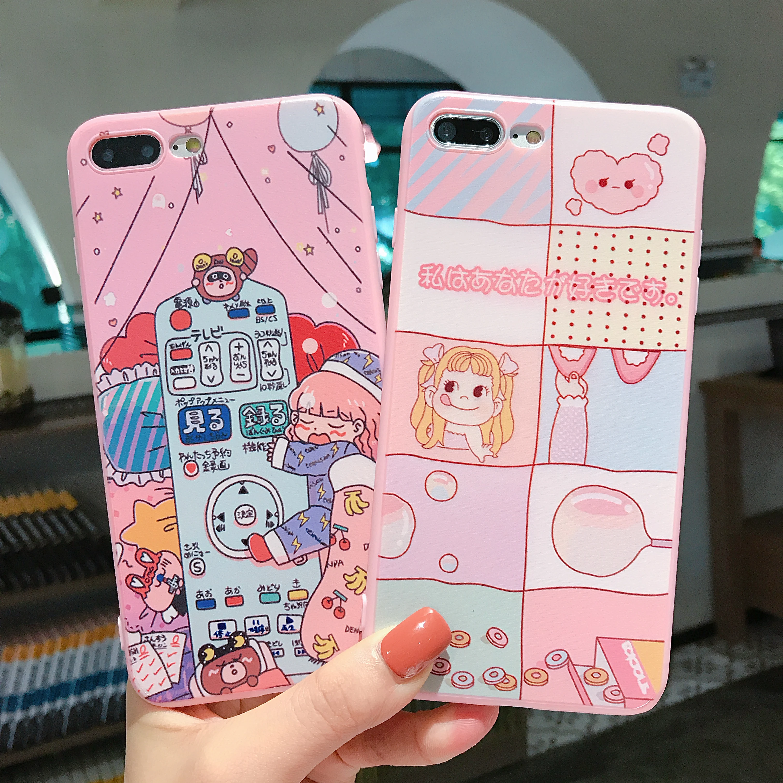 Мягкий чехол HYSOWENDLY Japan Girly Bubble для iPhone X 10 силиконовый пластиковый из ТПУ 8 7 6 6s Plus XR