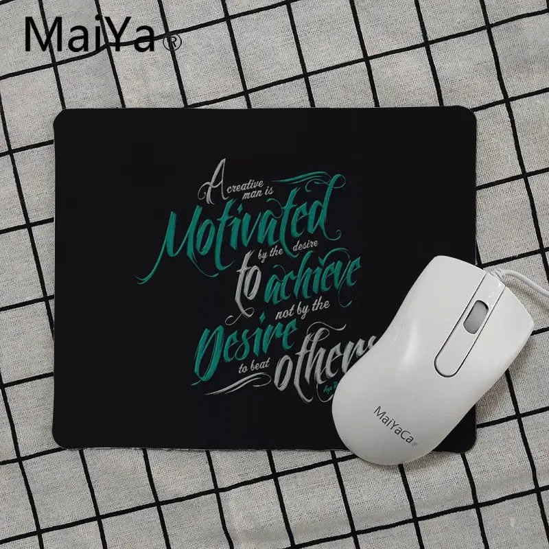 No Lock Edge25x29cm Maiya красивые аниме мотивационные цитаты компьютерные игровые коврики для мыши Гладкий блокнот для письма настольные компьютеры мат игровой коврик для мыши - Цвет: No Lock Edge25x29cm