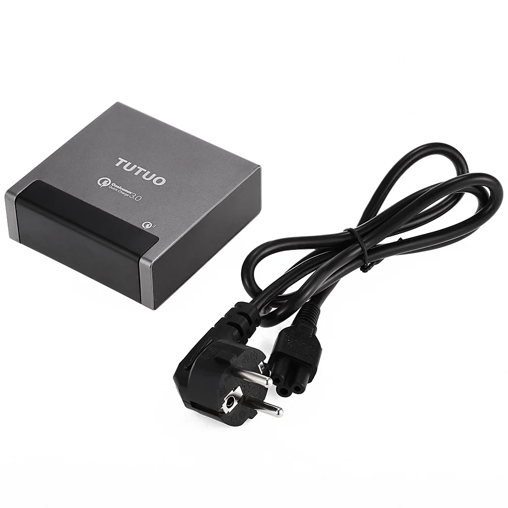 Tutuo 4 Порты 40 Вт USB быстро Зарядное устройство Путешествия стены быстрое QC 3 0 для