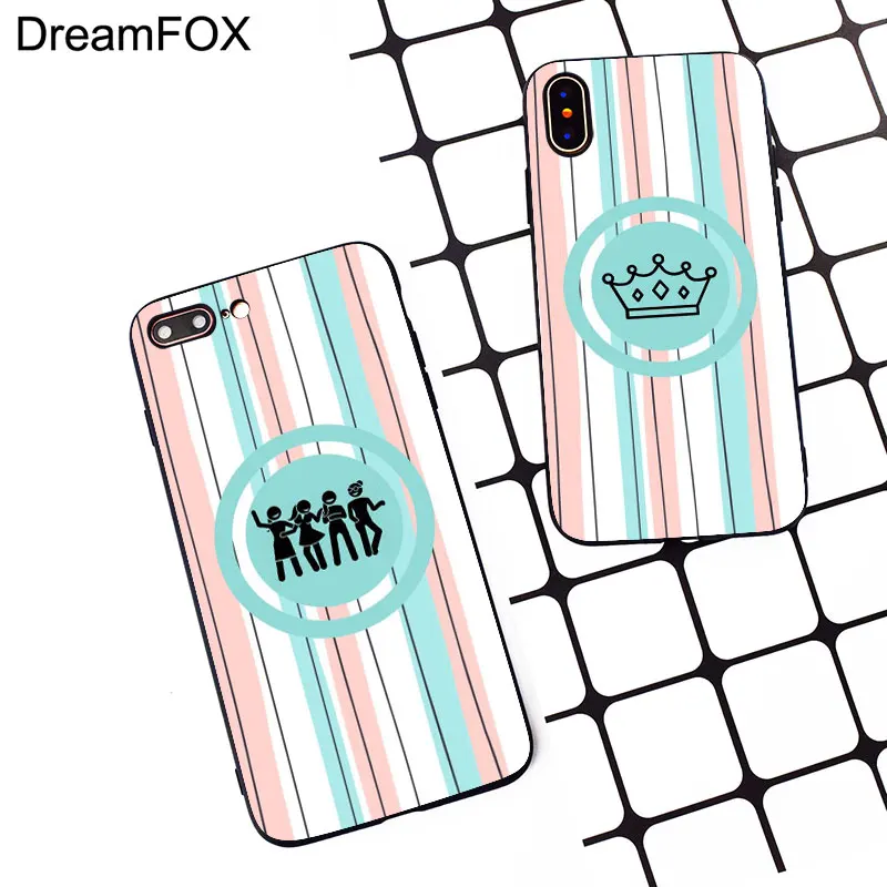 DREAMFOX M328 модный дизайн черный мягкий ТПУ силиконовый чехол для Apple iPhone 11 Pro XR XS Max X 8 7