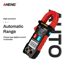ANENG ST205 цифровой клещи аналоговый мультиметр токовые клещи DC/AC Интеллектуальный автоматический измеритель диапазона с тестером температуры