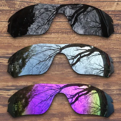 Black.Silver.Purple ToughAsNails поляризованные Сменные линзы для солнцезащитных очков с радаром Оукли-несколько вариантов - Цвет линз: Black.Silver.Purple