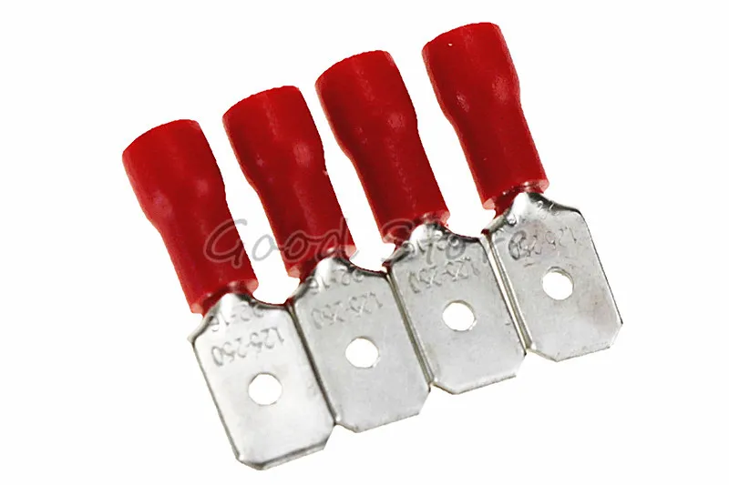 Обжимные клеммы Red Spade полностью изолированные электрические разъемы