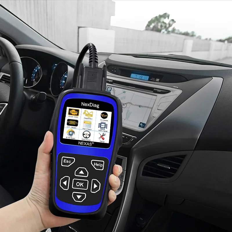 Nexas ND601 OBD2 автомобильный сканер DPF Сброс масла ABS SRS подушка безопасности для BMW PK