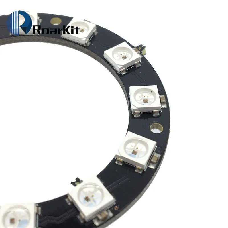 RGB LED Ring 12 Bits LEDs WS2812 5050 Lamp Light with Integrated Drivers | Электронные компоненты и