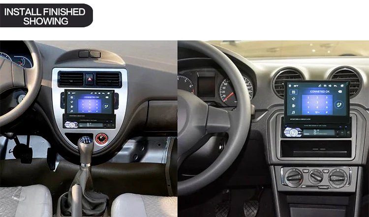 Автомобильный GPS навигатор Радио стерео Универсальный 7 дюймов скольжения вниз сенсорный 1DIN только FM Bluetooth MP3 MP4 Mp5 аудио музыкальный плеер 9601G