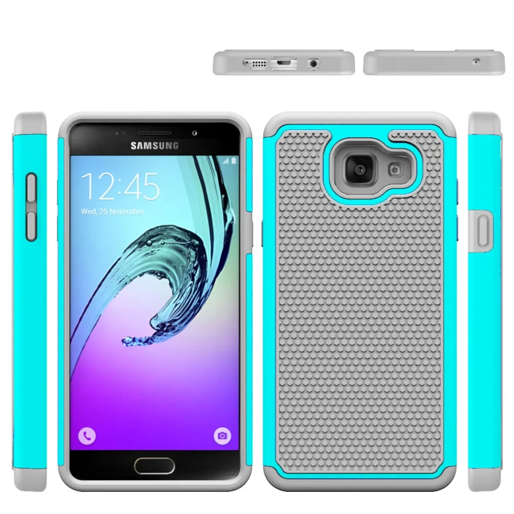 Для Samsung Galaxy A5 (2016) a510 A510F a5100 5.2 дюймовый корпус двойной Слои Гибридный Прочная