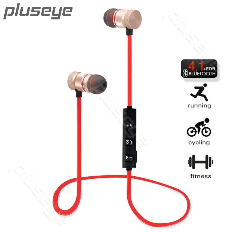 Беспроводные наушники Магнитная стерео гарнитура Bluetooth для iphone huawei fone de ouvido