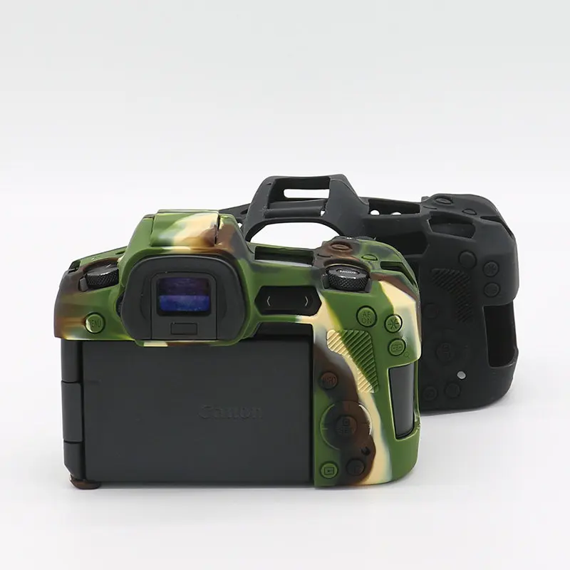 Силиконовая кожа брони чехол для корпуса протектор камеры Canon EOS R | Электроника