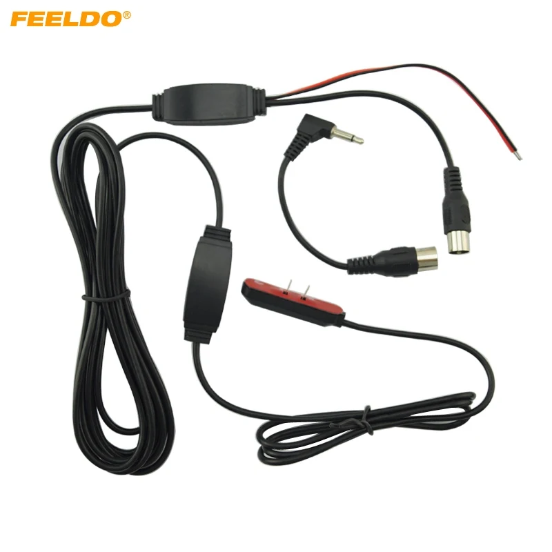 Сенсорная цифровая ТВ антенна FEELDO с встроенным усилителем 1 комплект|car antenna with