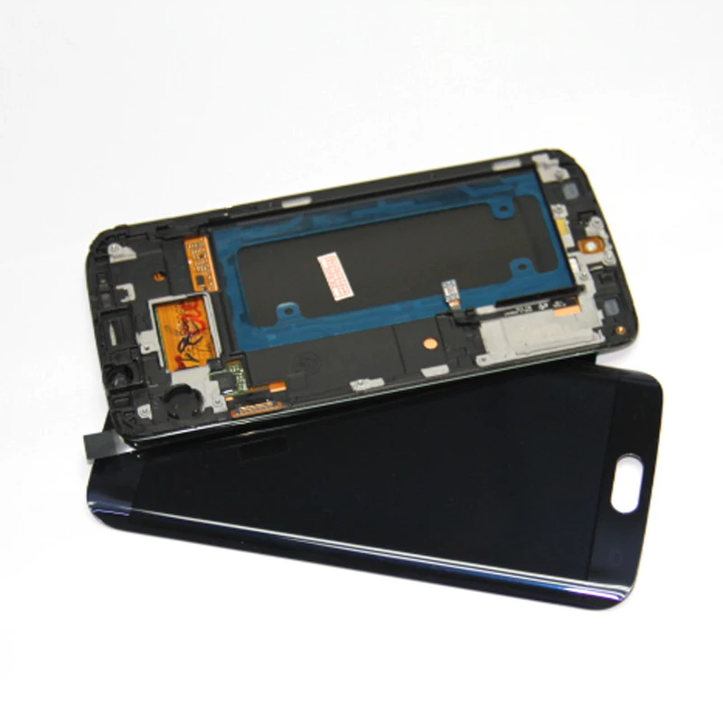 For SAMSUNG Galaxy S6 edge LCD Display G925 G925I G925F Touch Screen Digitizer with Frame+tools Gold White Blue | Мобильные телефоны