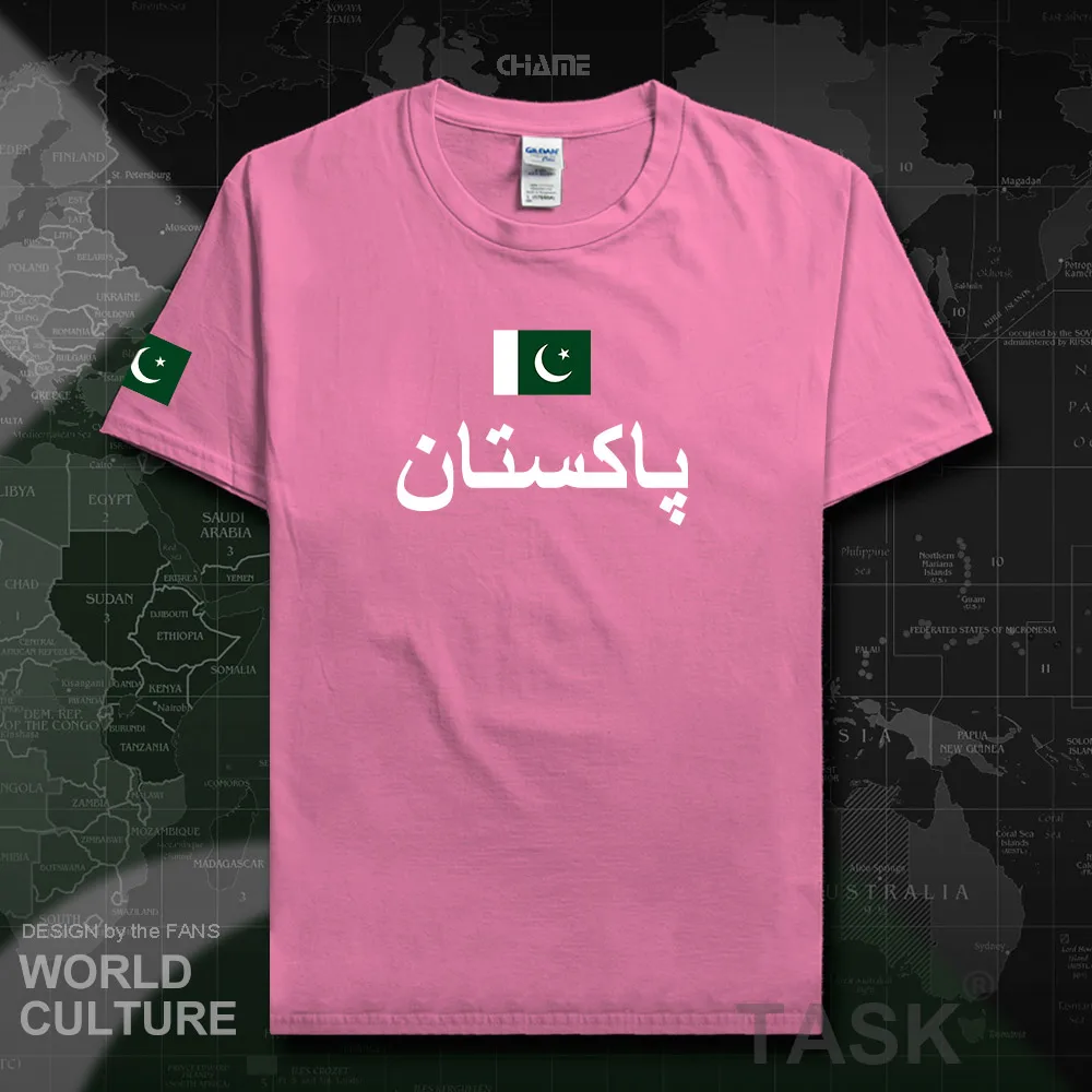 Pakistan Мужская футболка Мода 2017 Джерси национальная команда 100% хлопок одежда