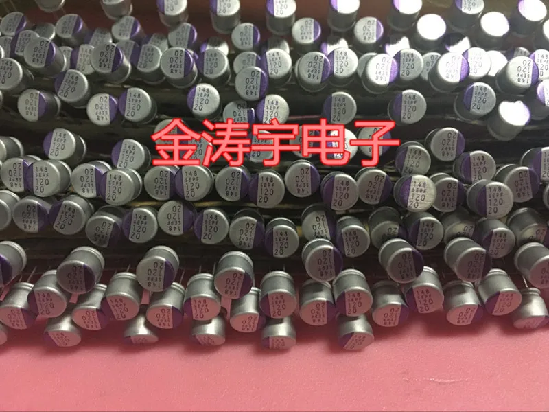 Оригинальный новый 100% твердотельный конденсатор 20V120UF 6 3x6 SEPF полимерный 20SEPF120M