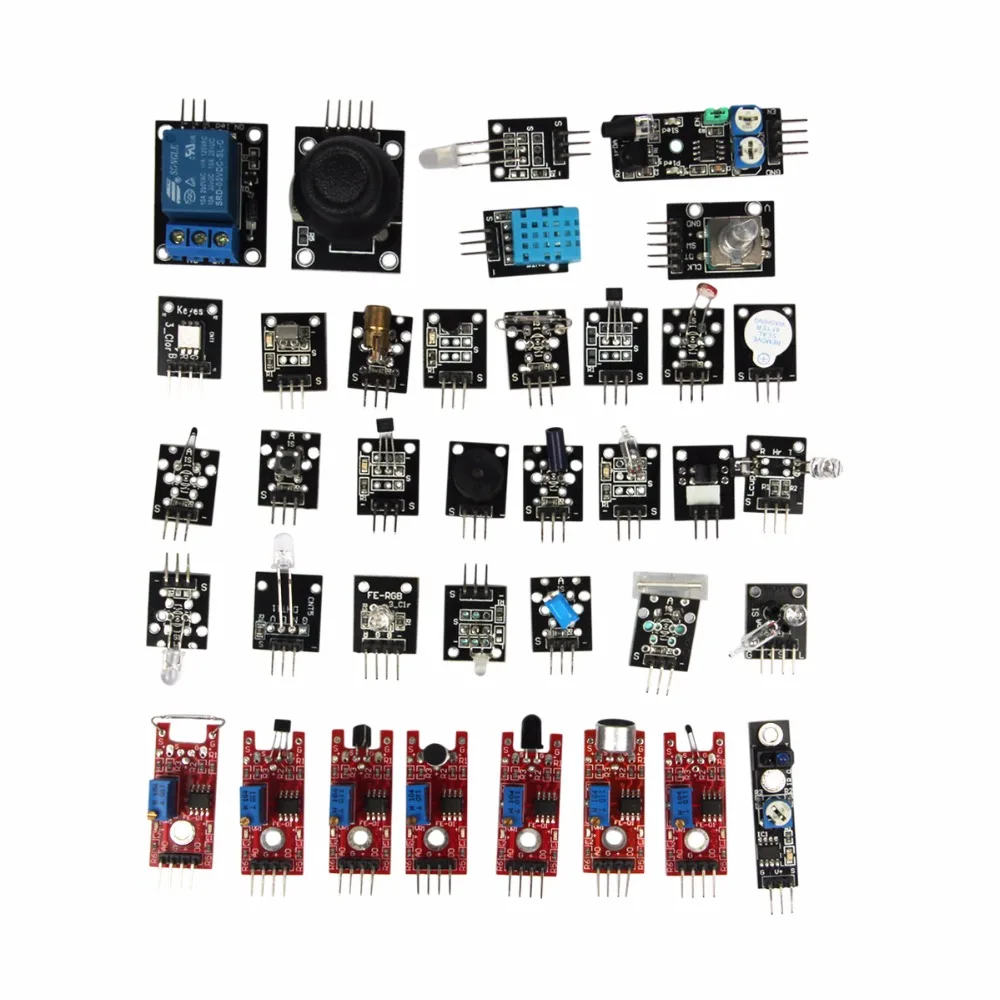Комплект сенсорных модулей Ultimate 37 в 1 для обучающих пользователей Arduino Raspberry Pi