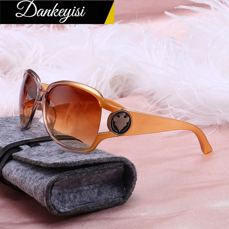 DANKEYISI, солнцезащитные очки для женщин, очки, Винтажные Солнцезащитные очки для женщин, UV400, солнцезащитные очки для женщин, большие, негабаритные, дизайнерские очки