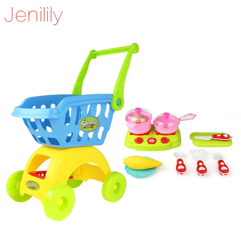 Детский игровой домик Jenilily JN1805 игрушки имитация супермаркета тележка для