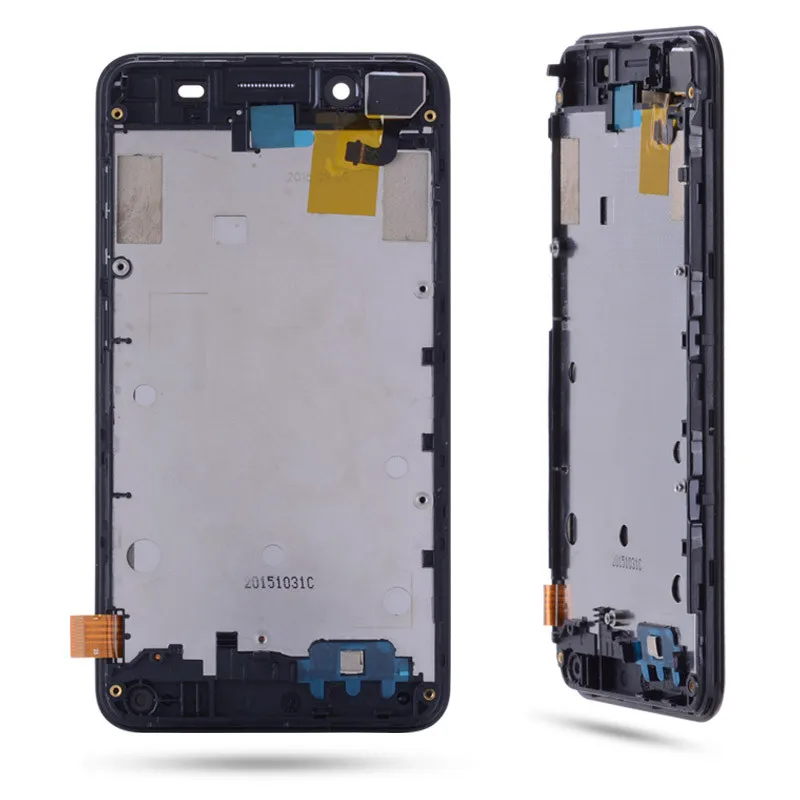 Дисплей для Lenovo A319 LCD в сборе с тачскрином на рамке черный