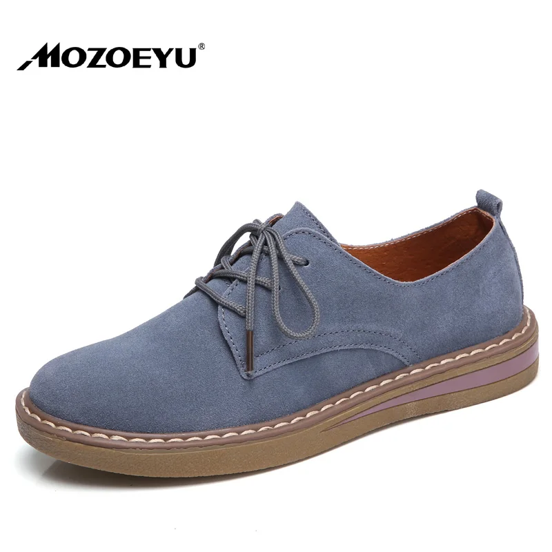 Туфли-оксфорды из натуральной кожи Женские туфли-лодочки 2017 Модная женская обувь