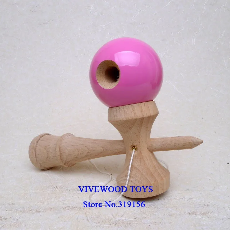 Глянцевая Kendama с полиуретановым покрытием краски, традиционный Kendama, стандартный 18 см, 10 цветов на выбор, Классический PU Kendama, дешевле Kendama