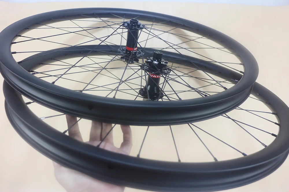 29er бескамерная офсетная ускорительная углеродная колесная пара 35 мм x 28 передняя