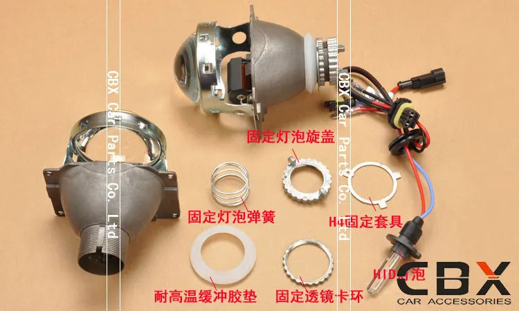 Автомобильный Стайлинг фар 3 дюйма H4 Koito Q5 Bi xenon hid объектив проектора D2H/D2S с