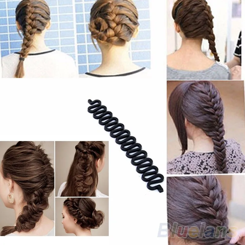 

2017 Fashion Hair Styling Braiding Braider Tool Roller With Magic Hair Twist Styling Bun Maker A239-4