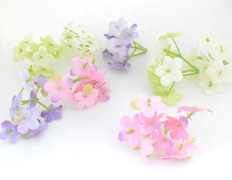 5 штук в партии искусственный цветок фея шелковые головки цветов Свадебный венок