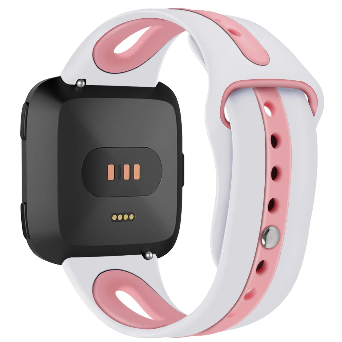 A Essidi браслет ремешок для Fitbit Versa смарт-браслет для женщин и мужчин мягкий силиконовый ремешок застежка для Fitbit Versa 2 Смарт-часы - Цвет: A