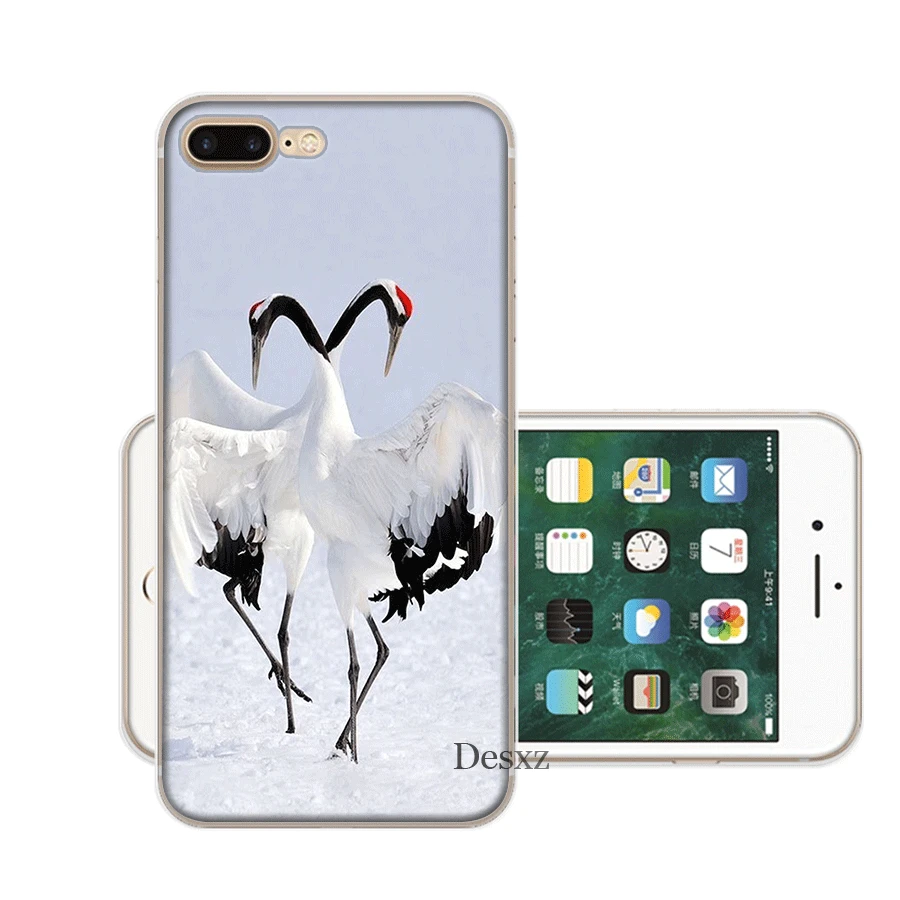 Жесткий Чехол для мобильного телефона iPhone 11 Pro X XR XS Max 6 6s 7 8 Plus 5 5S SE Case Crane |