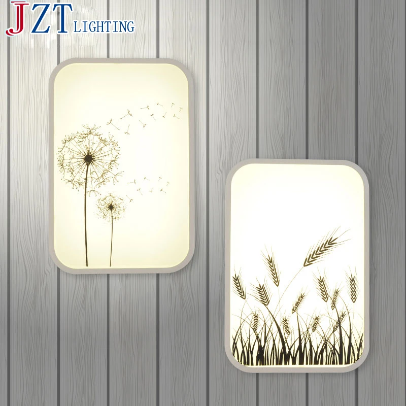 M прямоугольная Скандинавская креативная светодиодная настенная лампа 31*21 см