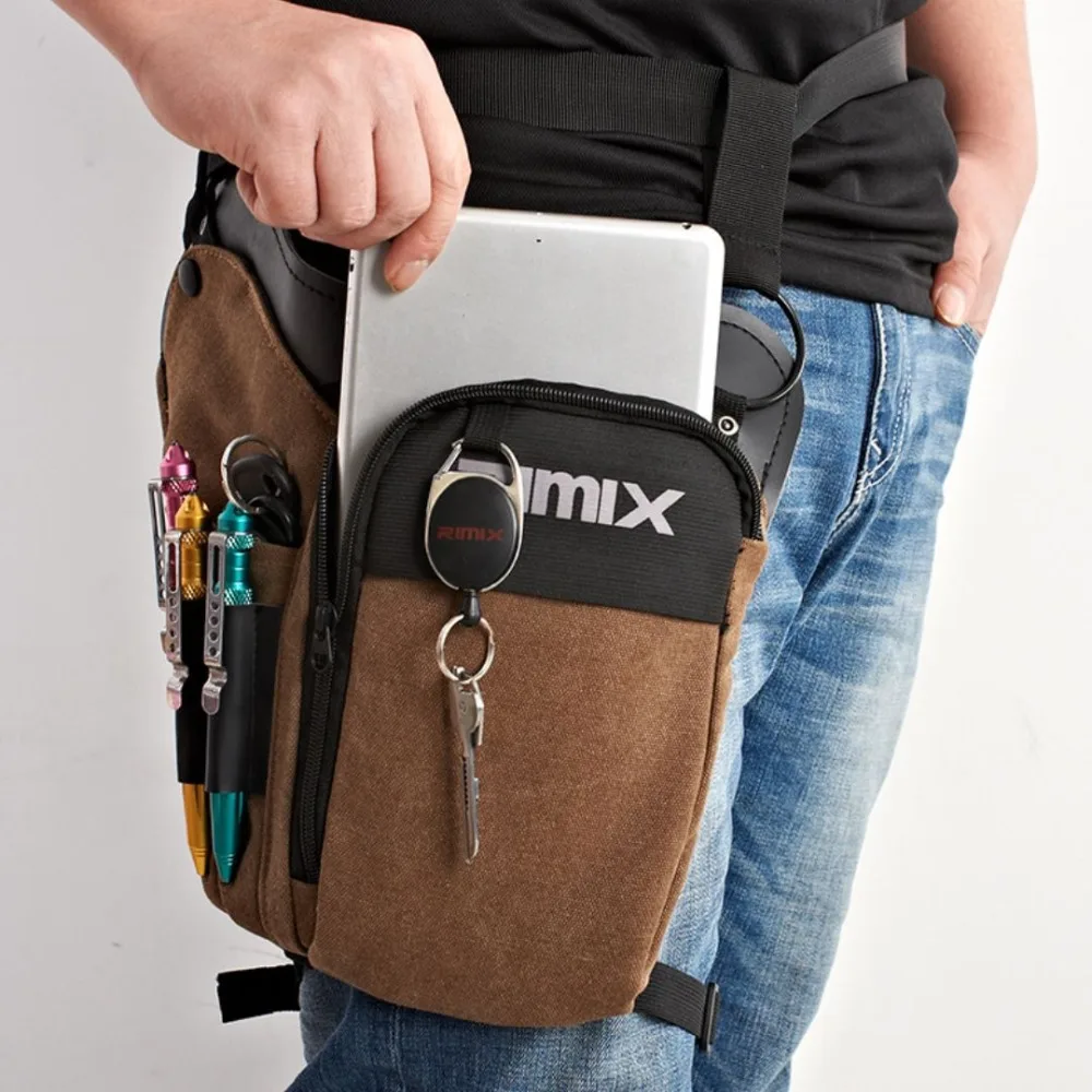 RIMIX мульти-функциональная одежда, сотовый телефон, кошелек на открытом воздухе Альпинизм ногу сумка Для мужчин Военная Тактическая Сумка на поясном ремне Пеший Туризм Спортивная Сумка пакет