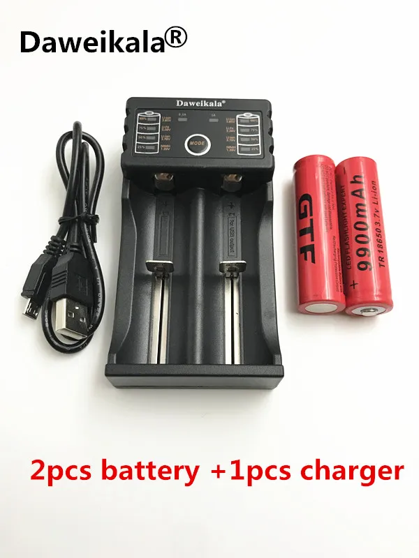 2PCS Daweikala для ncr18650b 3,7 V 3400 MAH аккумулятор 18650 литий-ионный аккумулятор ricaricabile magazine - Цвет: 2PCS
