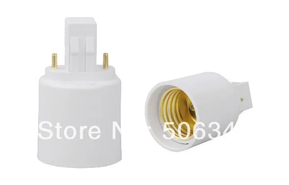 

(SPL-098-L5) 80шт./лот 2-контактный GX23 на E27 адаптер для лампы конвертер GX23 в E26 адаптер конвертер