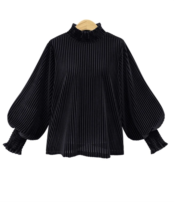 Женская блузка с рукавами фонариками женская модная свободная Блузка офисная