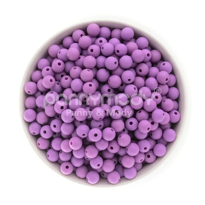 Panny & Mody 10 pcs Silicone Beads 9mm Round Perle Dentition Baby Teething for Jewelry Making Toys | Мать и ребенок