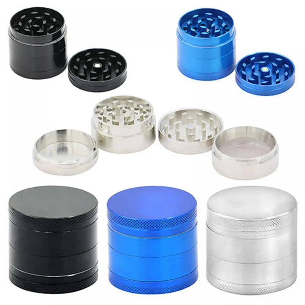 Новый 4 Слои сломанной курить Точильщик металлический измельчитель для табака