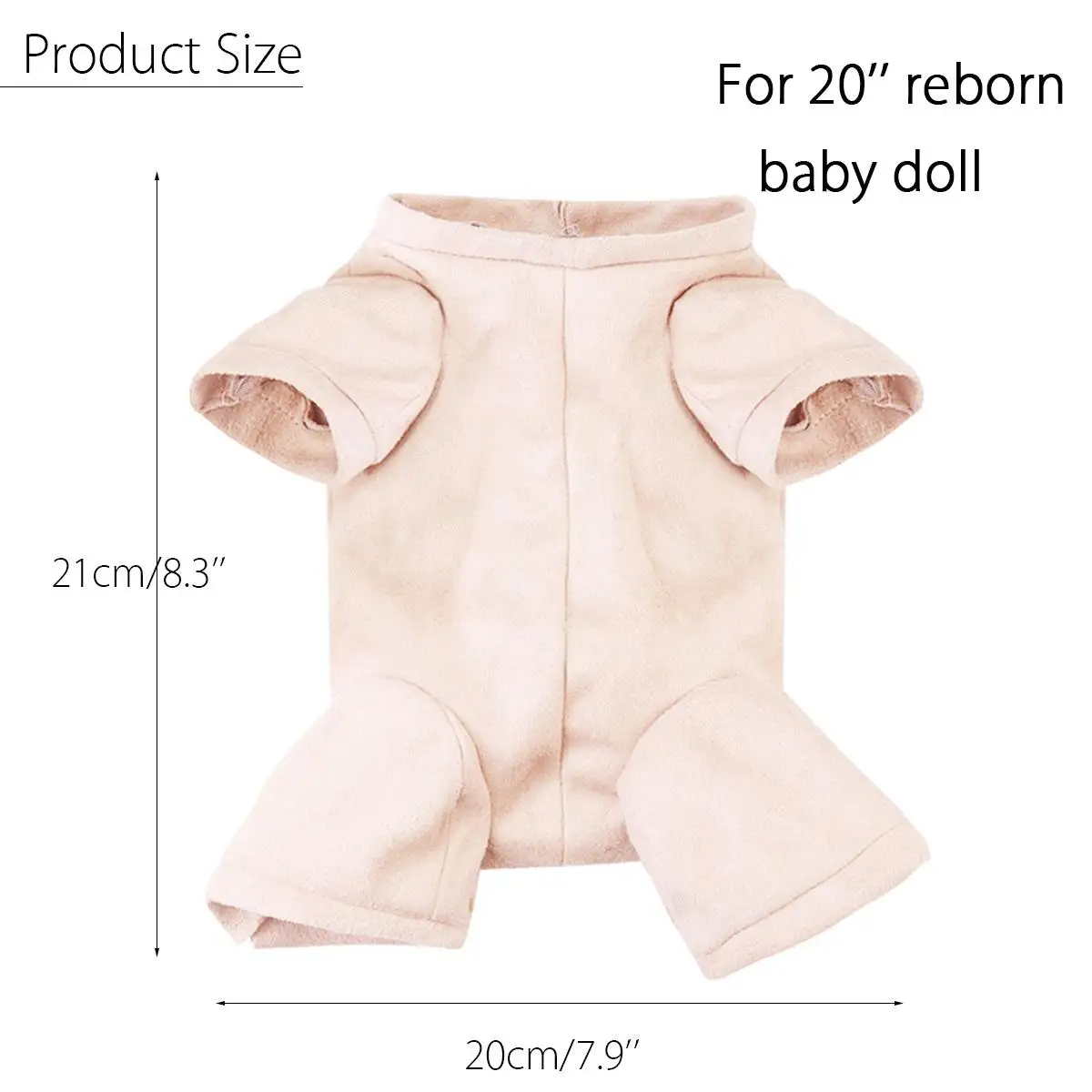18/20/22 дюймов Reborn Baby Doll детская Полиэстеровая ткань подходит для 3/4 рука нога DIY возрождаются куклы игрушки ткань аксессуары рождественские подарки