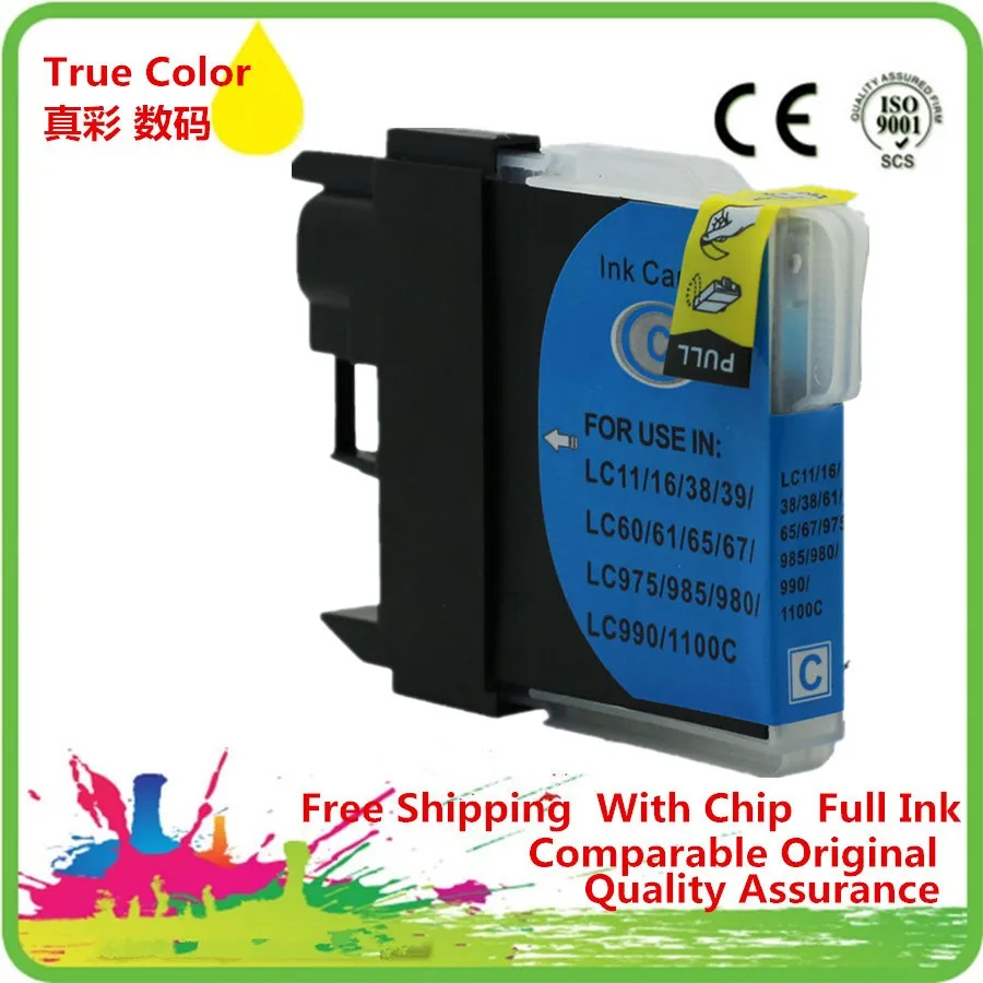 Замена LC11 LC16 LC38 LC61 LC65 чернильные картриджи для DCP 585CW 595CN J715W 6690CN 6690CW|ink cartridge|replacement