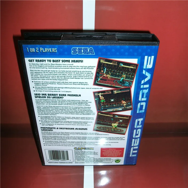 Приставка для видеоигр Sega Megadrive Genesis 16 бит с чехлом ЕС | Электроника