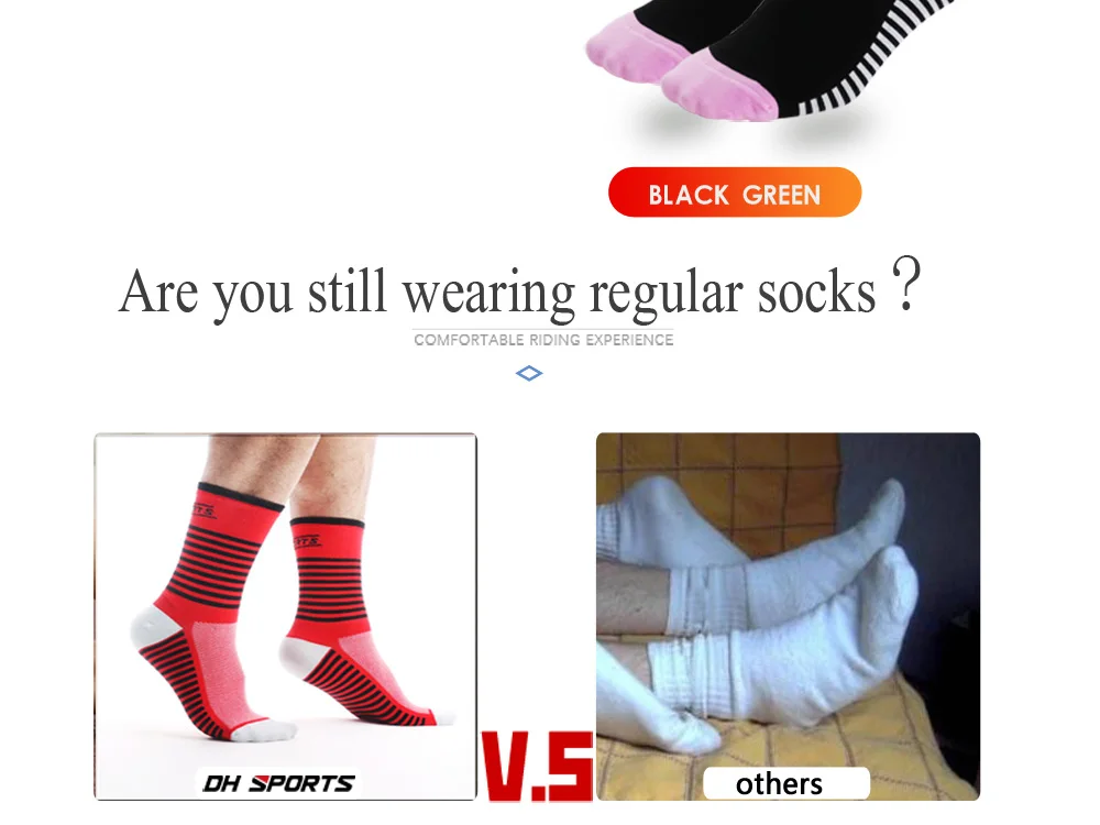 Dh Sports новые женские спортивные носки для велоспорта Дышащие носки для велоспорта спортивные дышащие носки для езды на велосипеде
